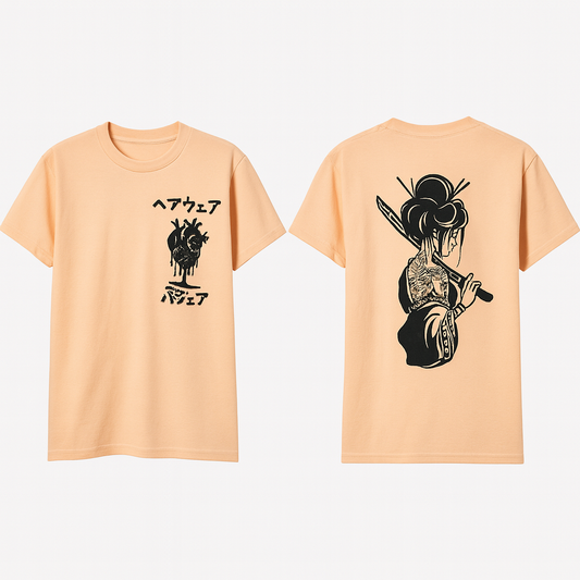 Japanese Geisha Art Tee