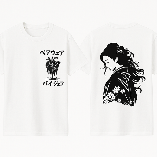 Japanese white Tee