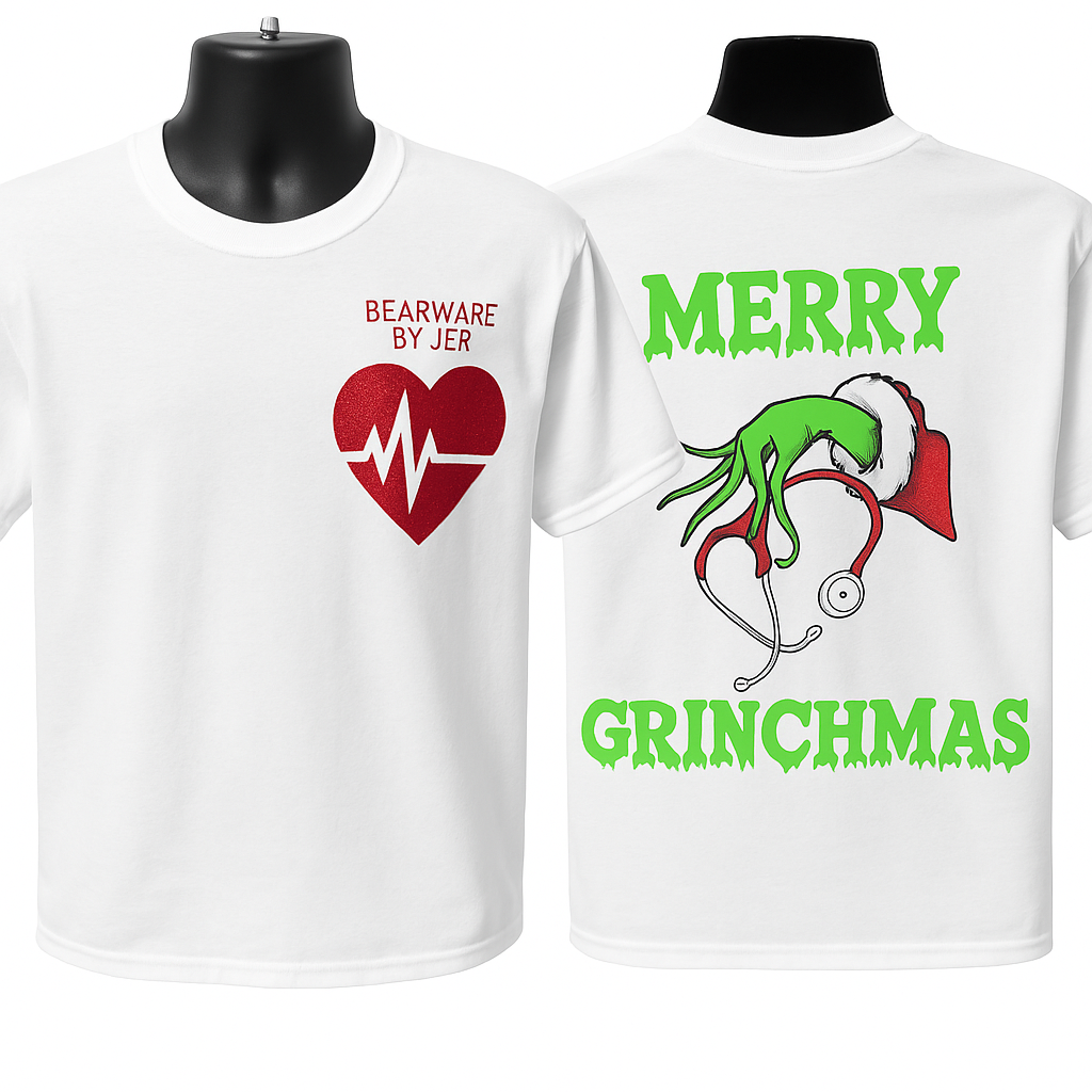 Christmas Grinch Nursing Tee