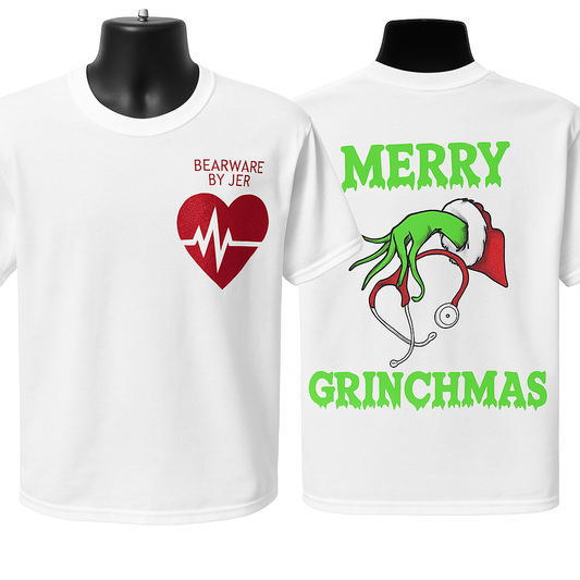 Christmas Grinch Nursing Tee