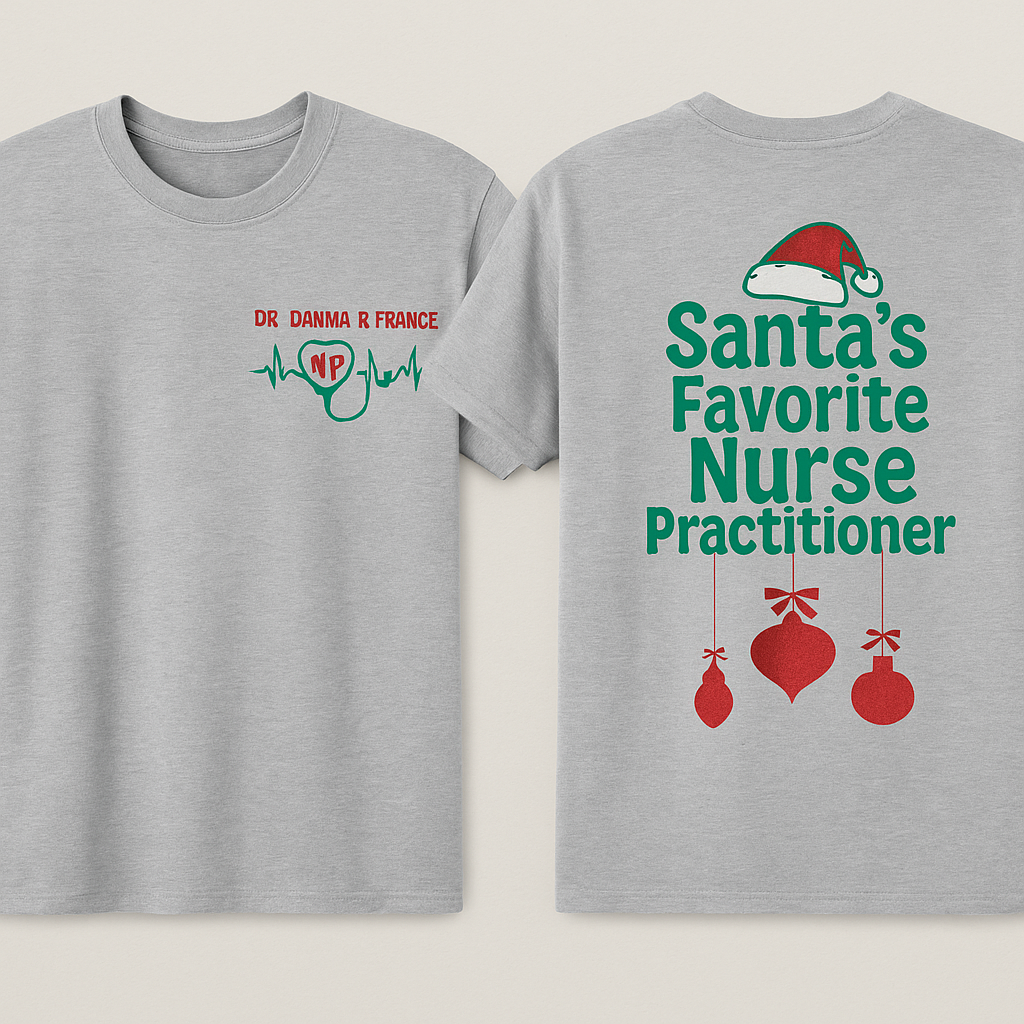 Christmas Nurse Practitioner Tee