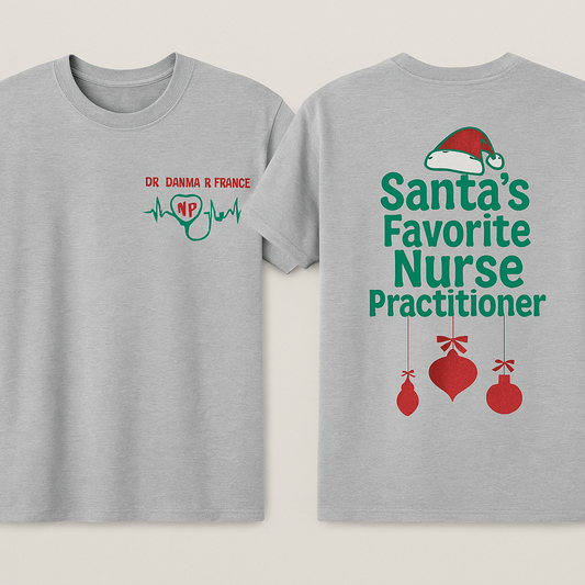 Christmas Nurse Practitioner Tee